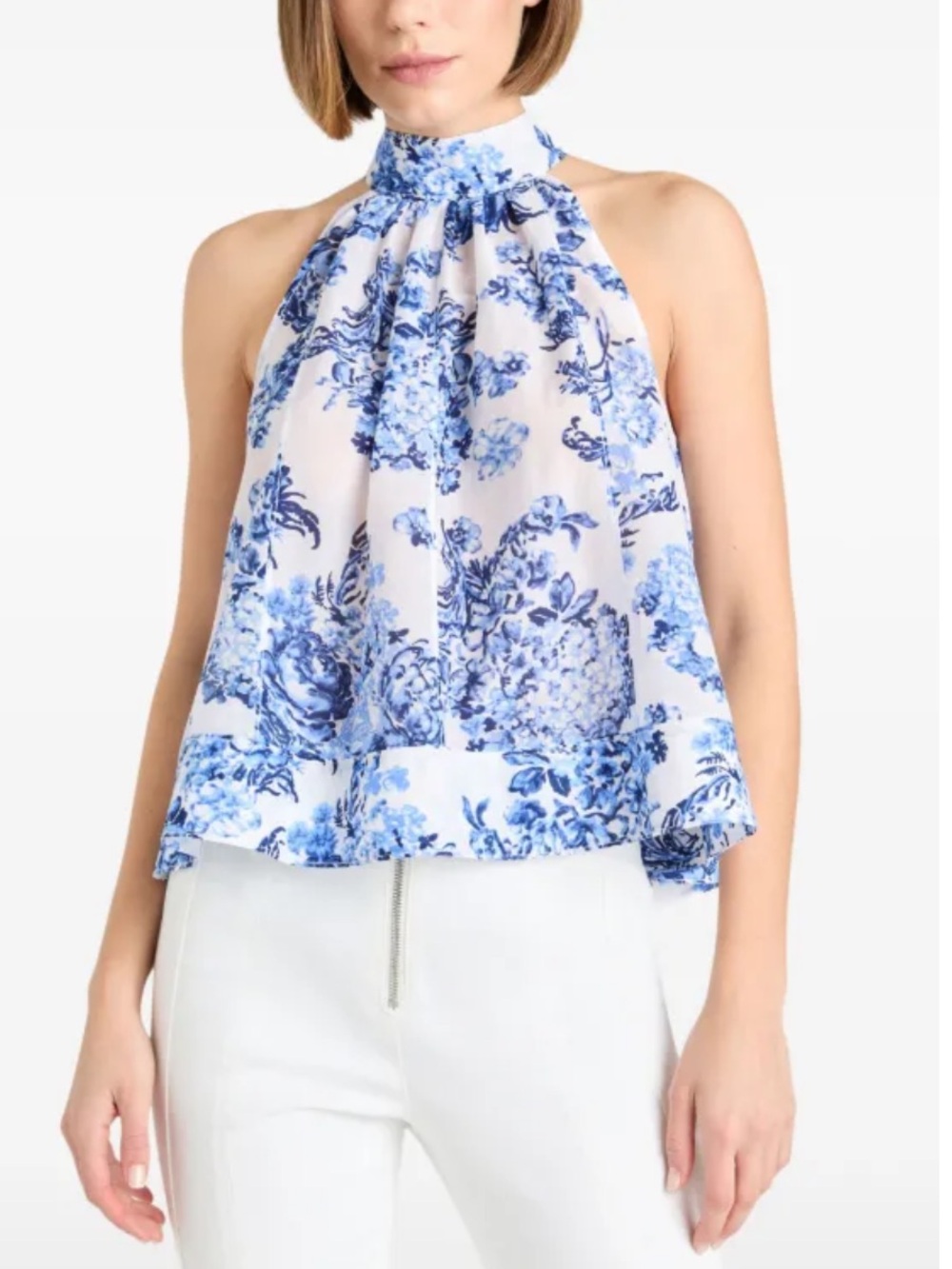 NWT Cinq a Sept Floral Blouse